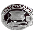 Electrician  Enameled Belt Buckle